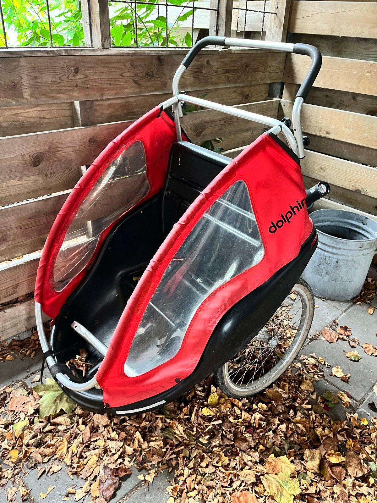 Fietskar Dolphin - nog voor spullen te gebruiken, Ophalen, Gebruikt, Bagagekar