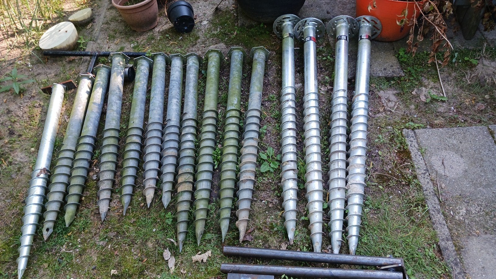 Schroefpalen  Schroeffundering palen, Doe-het-zelf en Verbouw, Ophalen, 250 mm of meer
