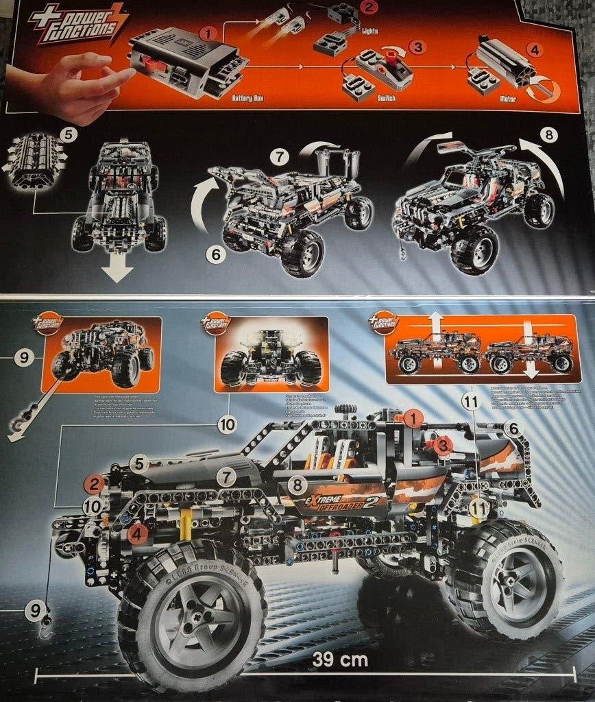 Lego 8297 4x4 Off-Roader, Gebruikt, Lego, Ophalen of Verzenden, Technic