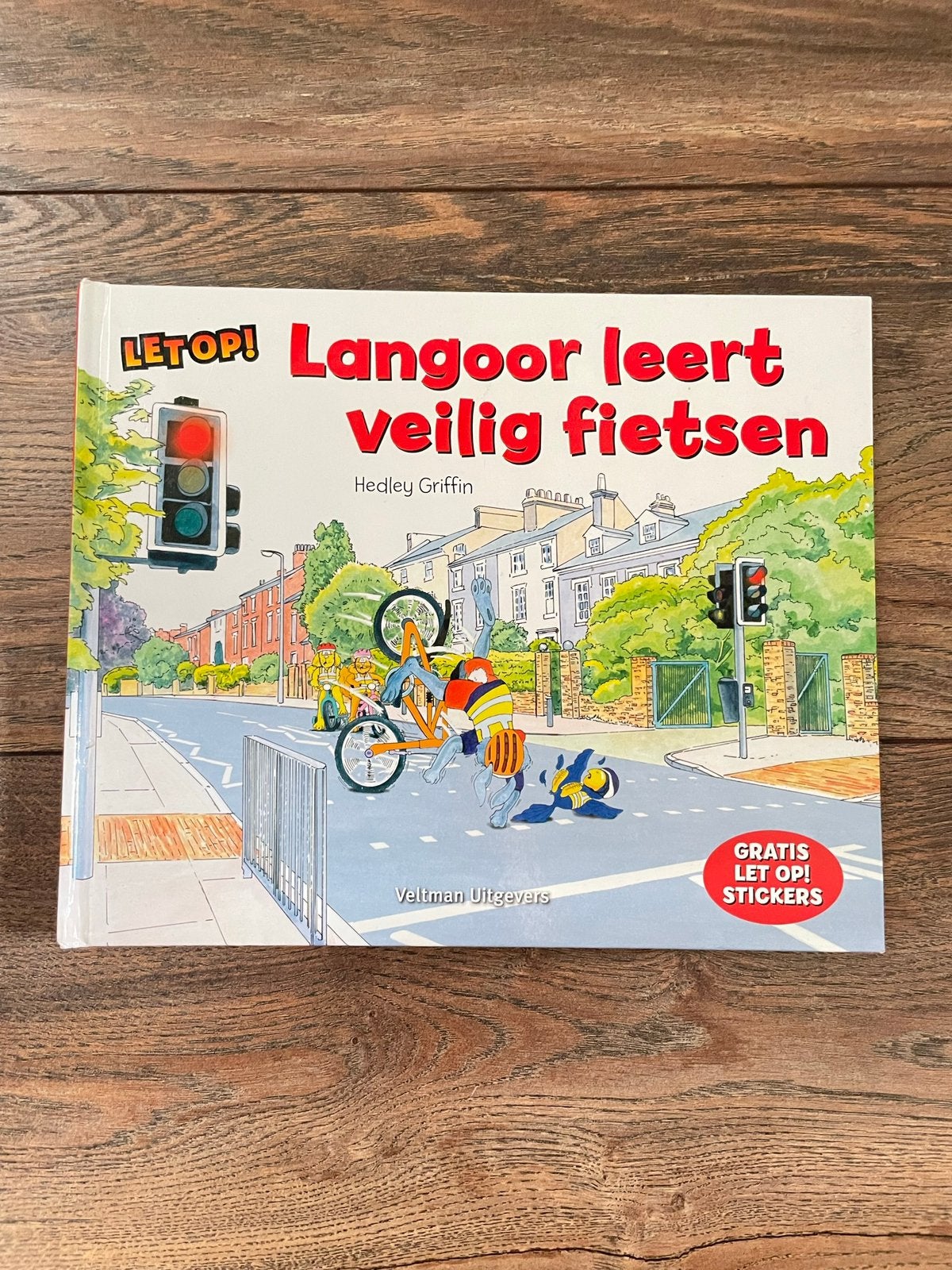 Boek: Hedley Griffin - Langoor leert veilig fietsen, Ophalen of Verzenden, Zo goed als nieuw, Fictie algemeen