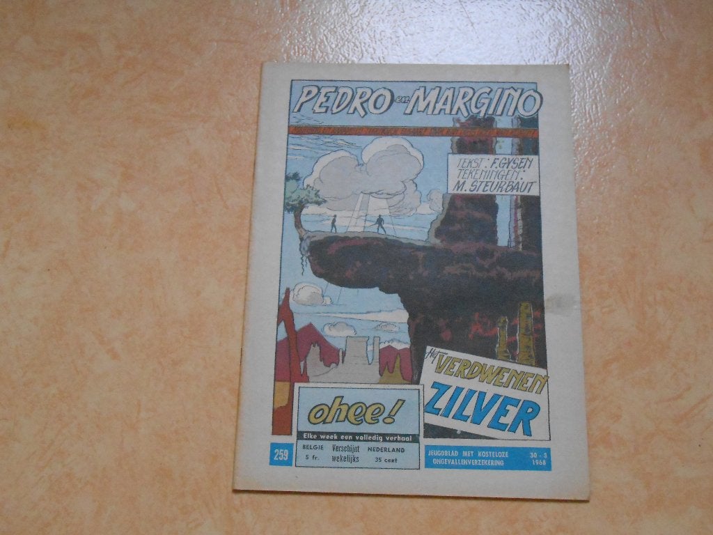 Ohee 259 Het verdwenen zilver 1968., Eén stripboek, Ophalen of Verzenden, Zo goed als nieuw