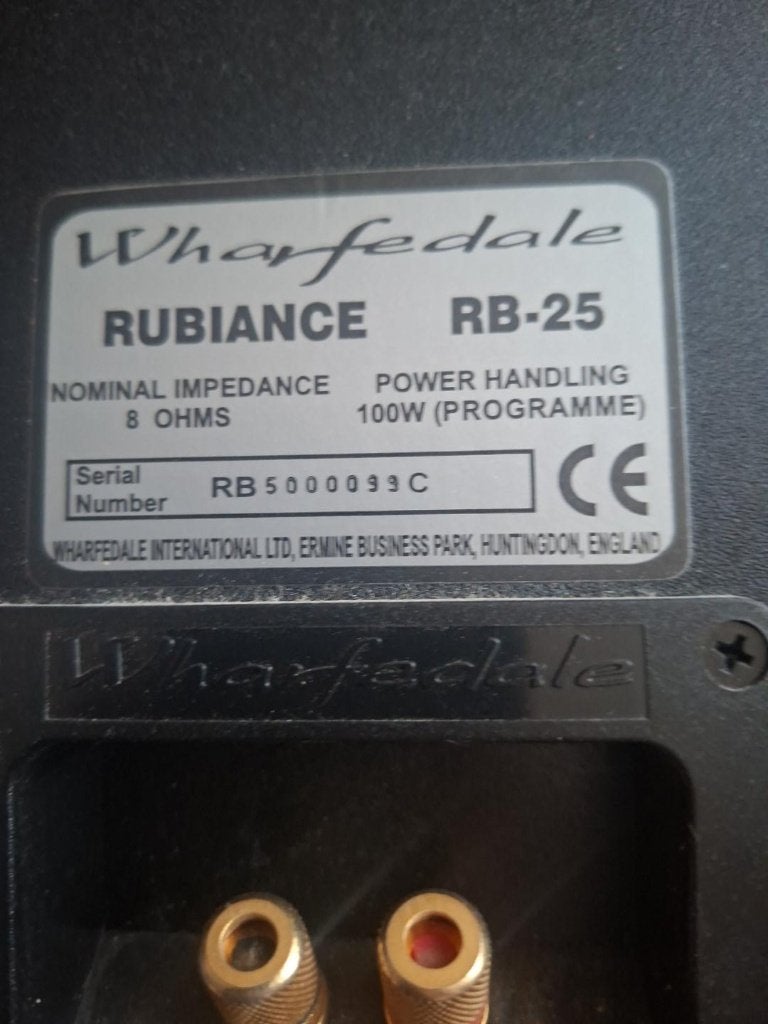 Wharfedale Rubiance RB-25  -- Vintage hifi luidsprekers, Audio, Tv en Foto, Luidsprekers, Ophalen, 60 tot 120 watt, Vloerstaande luidspreker