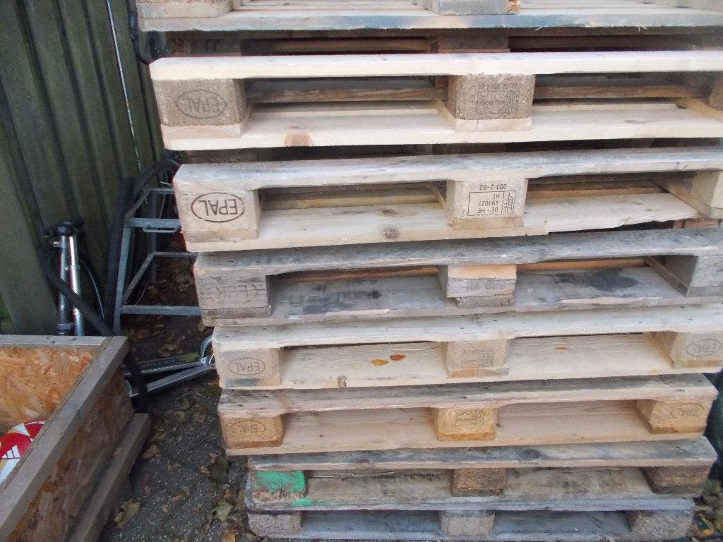 12 goede droge euro pallets, Ophalen, Gebruikt, 50 mm of meer, Pallet