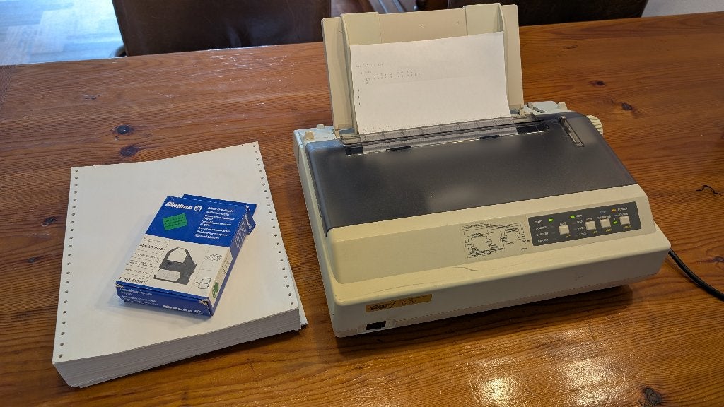 Star LC20 Dot Matrix Printer, Ophalen, Overige typen