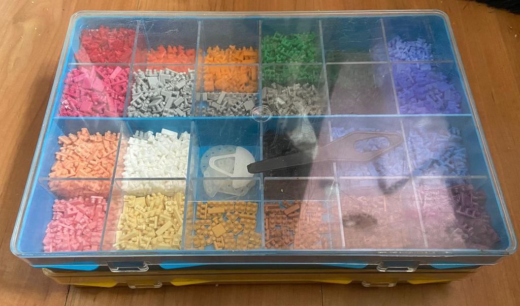 Heel veel ministek. Grond platen en sorteer boxen, Hobby en Vrije tijd, Ophalen, (Grond)plaat
