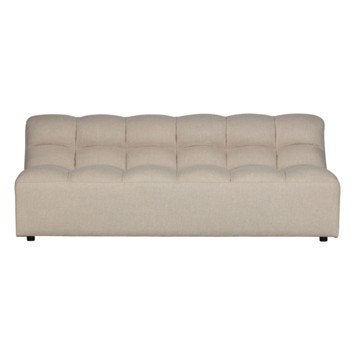 WOOOD Pepper 2-zits element zandkleurig, Ophalen, Modern, Scandinavisch, 150 tot 200 cm, Tweepersoons