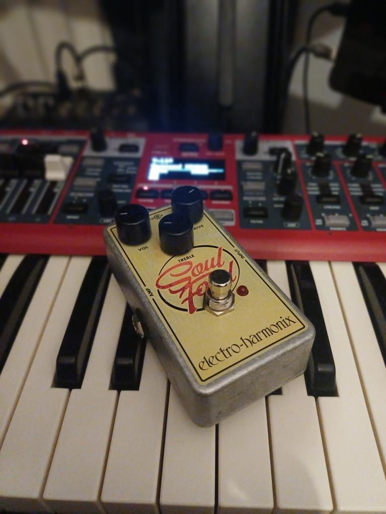 Electro-harmonix Soul Food Overdrive incl. doos en adapter, Muziek en Instrumenten, Ophalen of Verzenden, Zo goed als nieuw, Distortion, Overdrive of Fuzz
