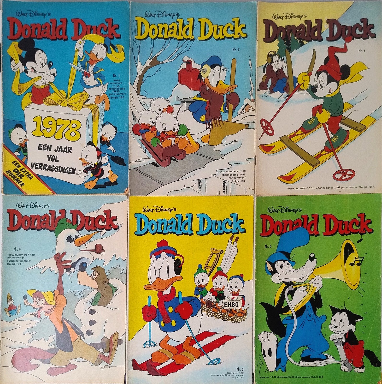 Donald Duck jaargang 1978, Walt Disney, Meerdere stripboeken, Ophalen, Gelezen