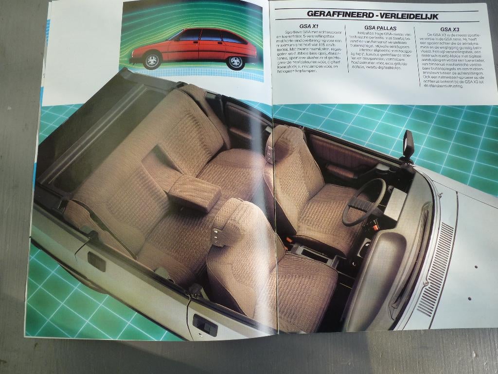 Citroen GSA folder 1983, Ophalen of Verzenden, Zo goed als nieuw, Overige merken