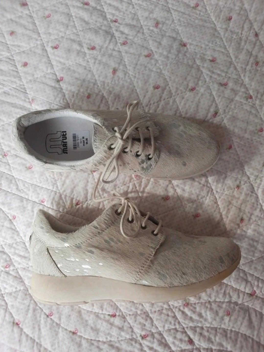 Maruti veterschoenen, maat 36, zo goed als nieuw, Schoenen met lage hakken, Beige, Ophalen of Verzenden, Zo goed als nieuw