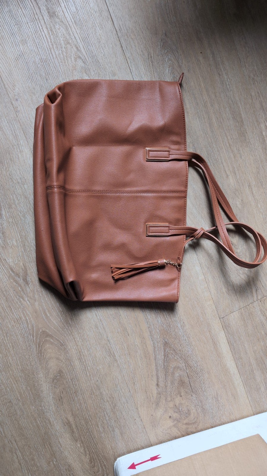 Anna Field shopper/handtas in cognacbruin, Sieraden, Tassen en Uiterlijk, Ophalen, Gebruikt, Bruin, Shopper