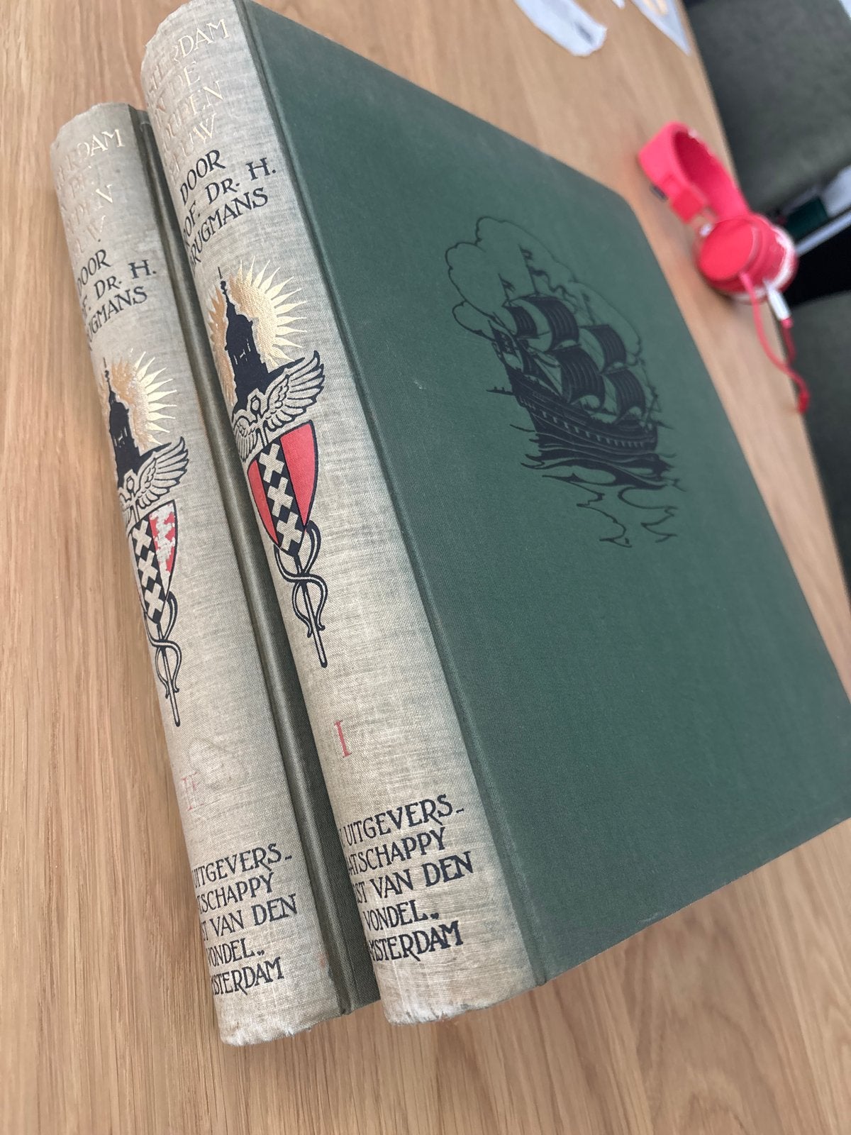 Zeldzame set boeken door Dr. H. P. G. Brugmans, Antiek en Kunst, Verzenden