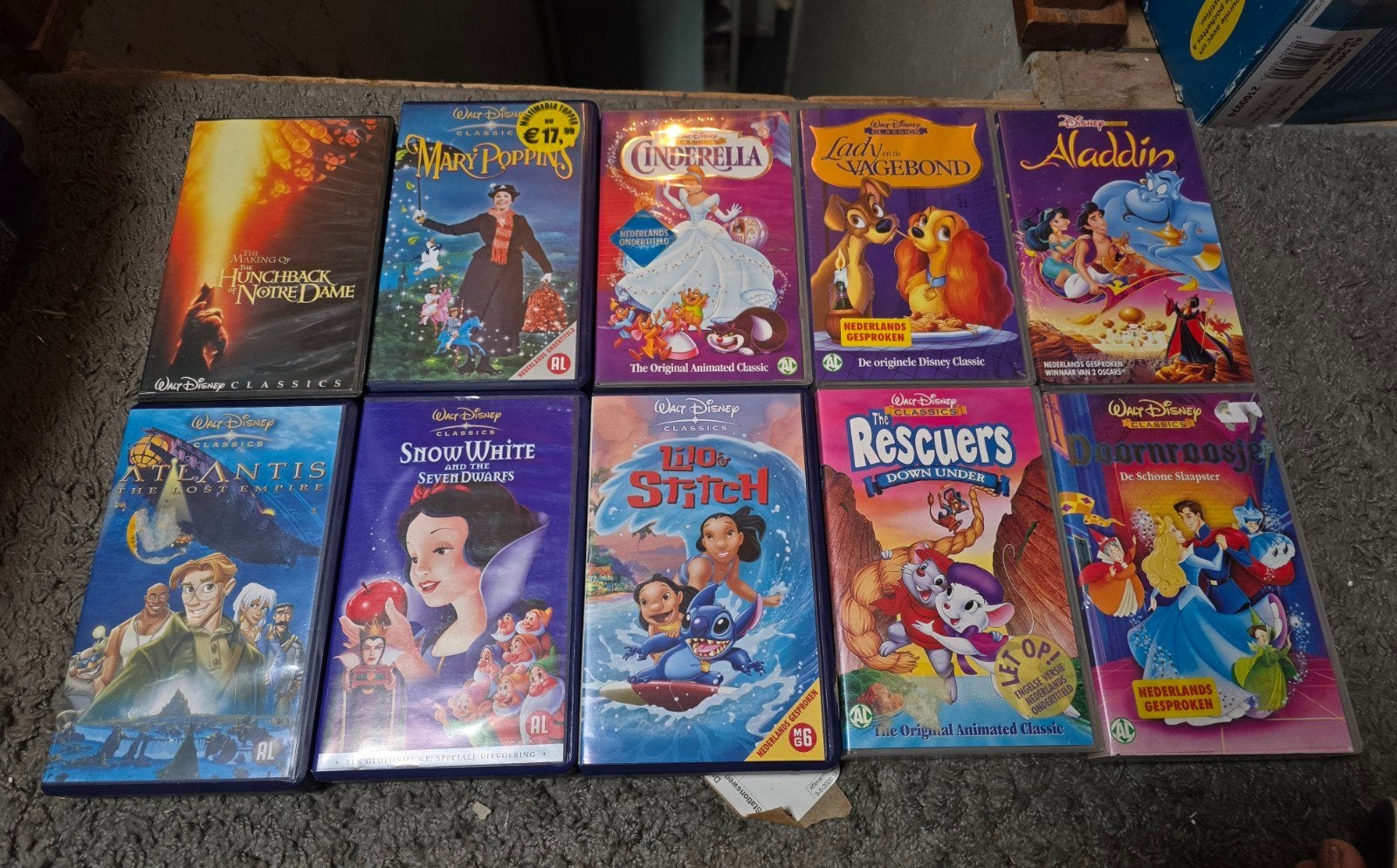 Disney Classics VHS Collectie (deels gesealed), Cd's en Dvd's, VHS | Film, Alle leeftijden, Kinderfilm, Ophalen of Verzenden, Nieuw in verpakking