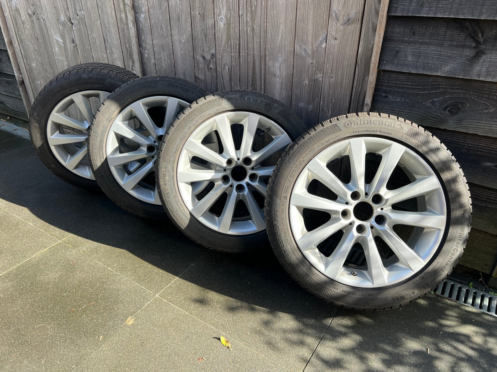 Winterbanden voor BMW 5-serie F10/F11, Ophalen, 18 inch, Banden en Velgen, Winterbanden