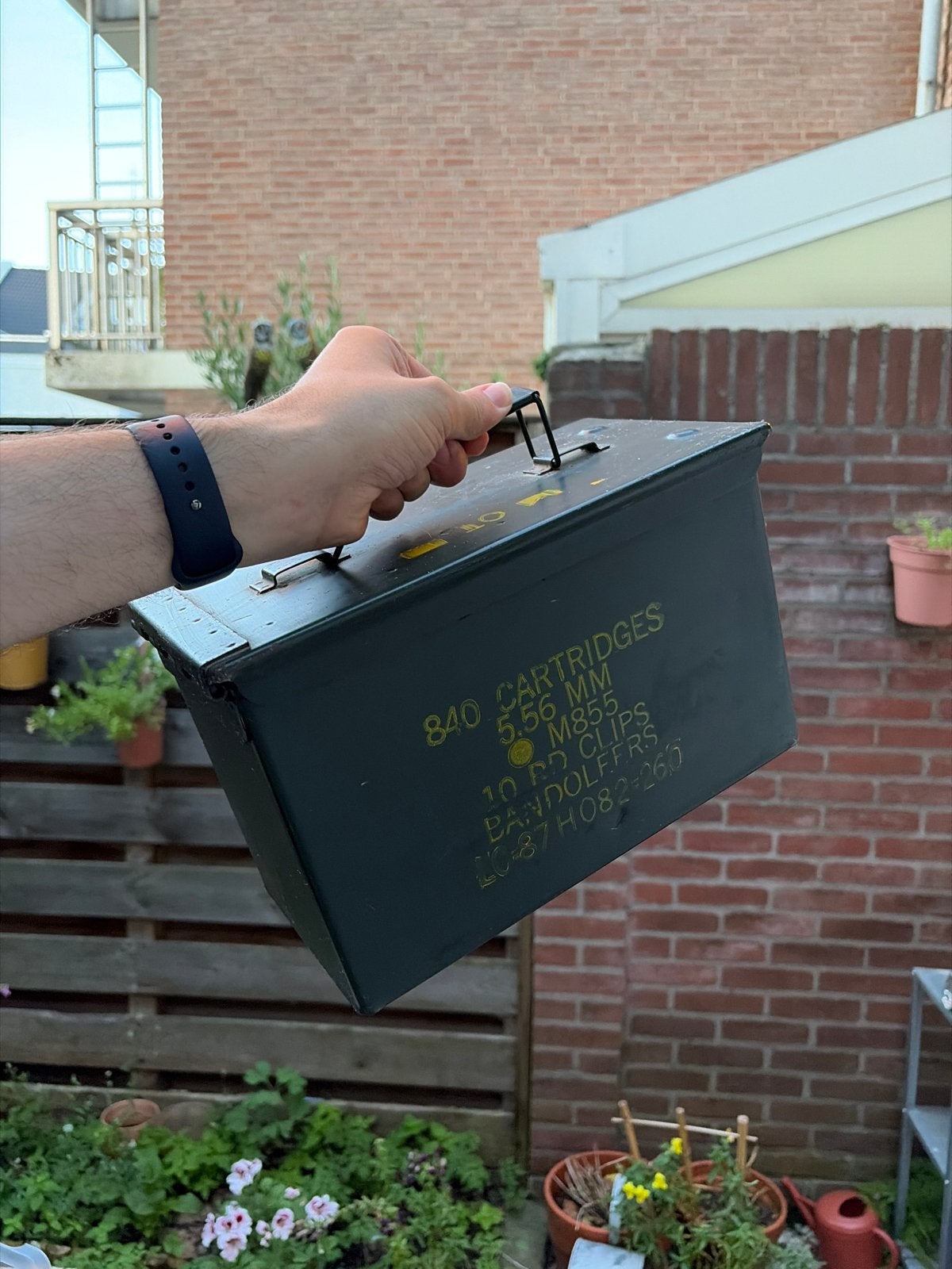Lege Legerkistje voor Munitie - Militair Groen, Ophalen, Landmacht, Overige gebieden, Kist of Geocache