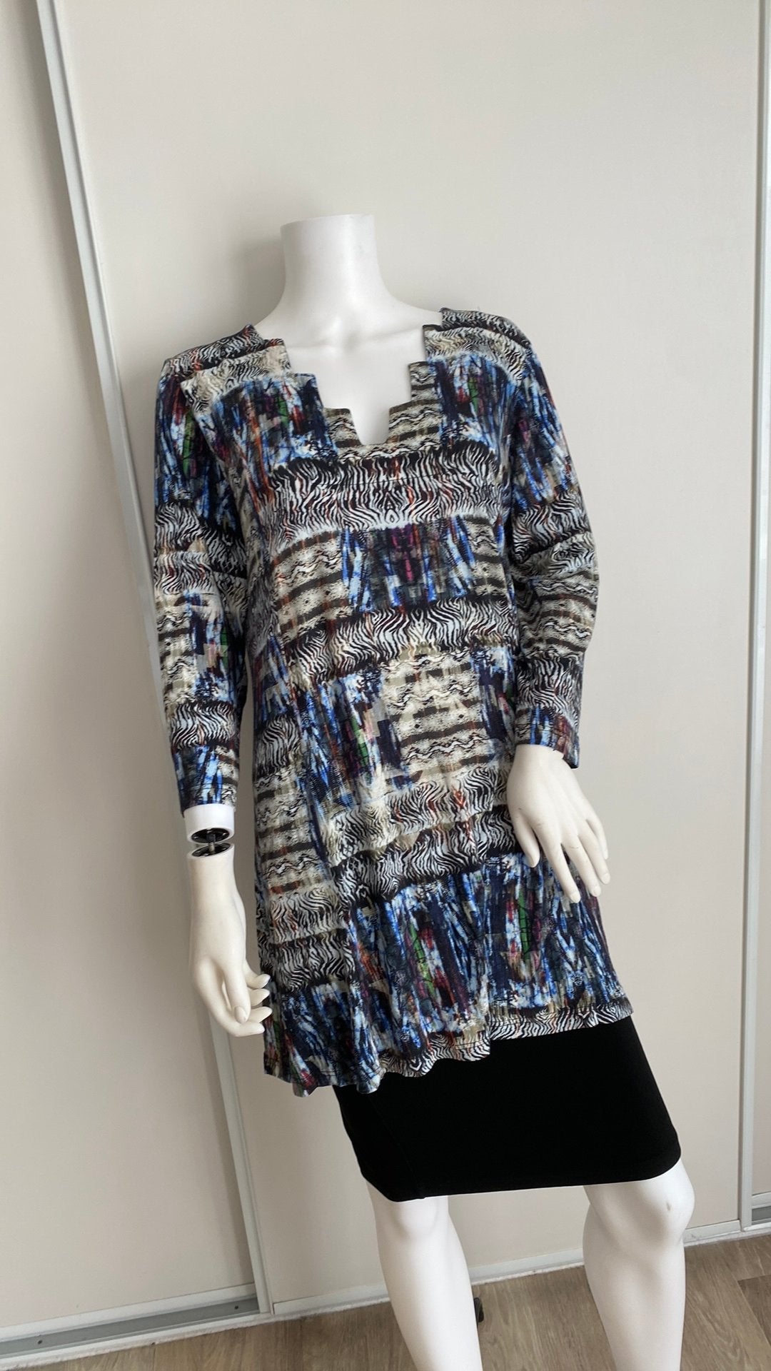Ophilia top  2, Ophalen of Verzenden, Gedragen, Blauw, Blouse of Tuniek