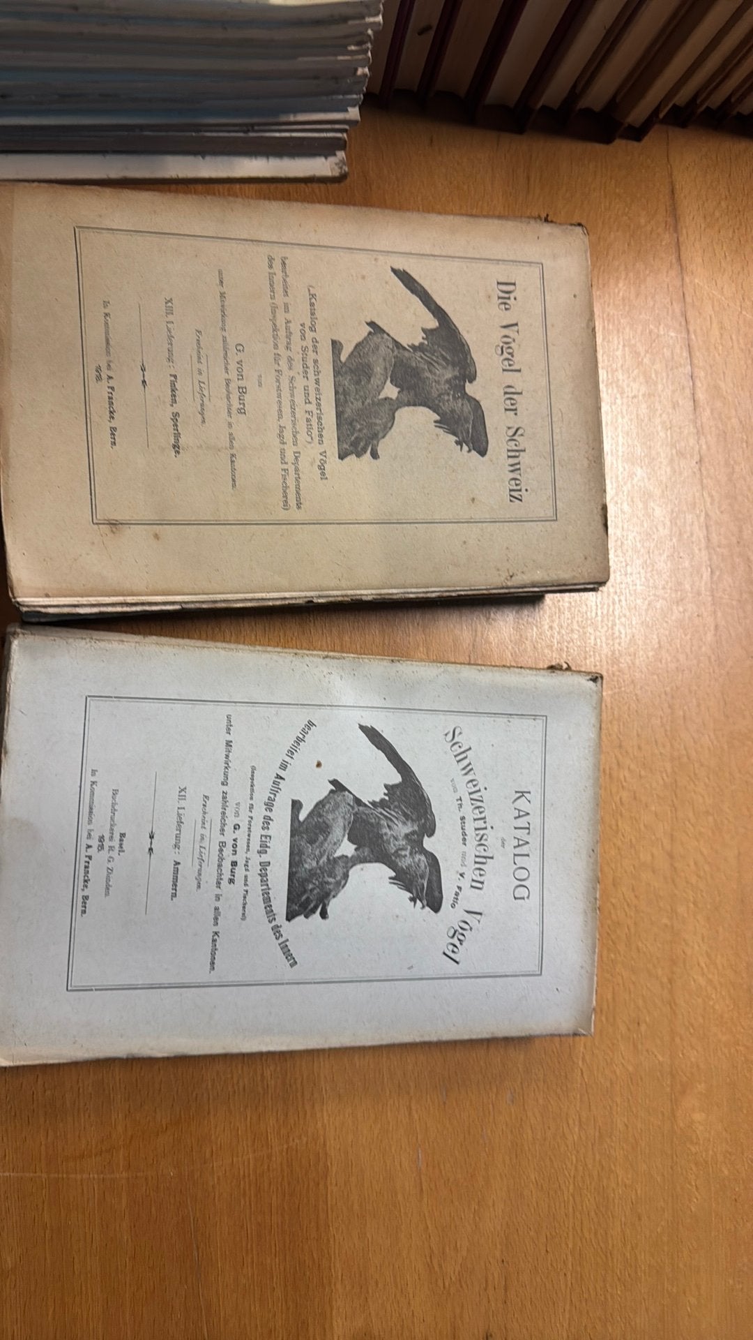 Die Vögel der Schweiz - Oude vogelboeken, Ophalen, Gelezen, Vogels