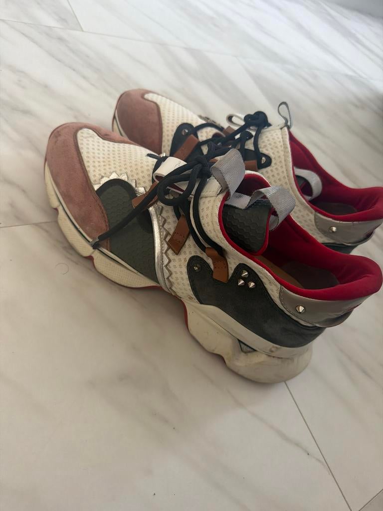 Originele Christian Louboutin sneakers maat 45, Ophalen, Gedragen, Overige kleuren, Sneakers of Gympen
