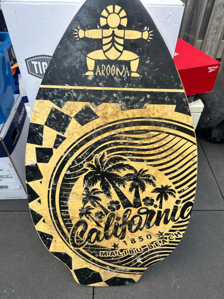 Aroona Skimboard California 1850 Malibu Beach, Ophalen of Verzenden, Gebruikt, Overige typen