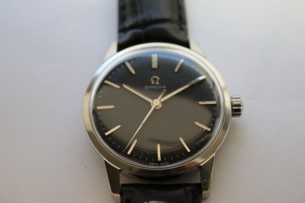 Omega, Staal, Ophalen of Verzenden, Omega, Leer