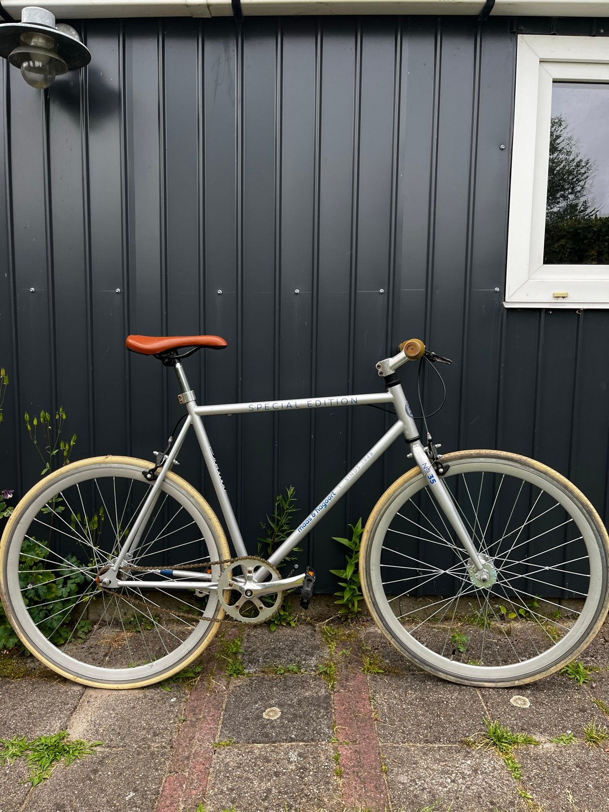 Spirit Special Edition Racefiets Zilver, Minder dan 10 versnellingen, Gebruikt, Aluminium, 57 tot 61 cm