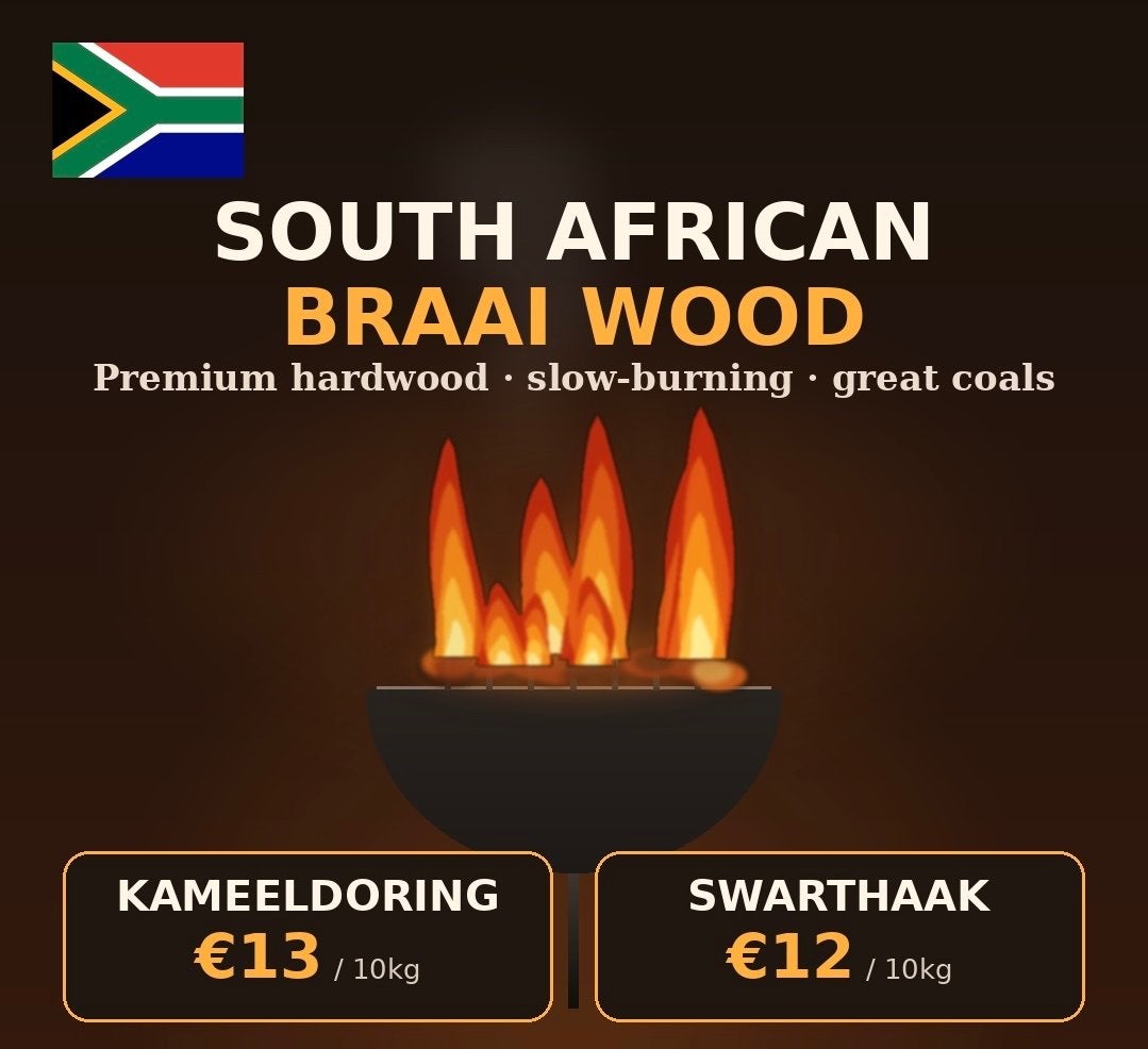 Zuid-Afrikaans Braaihout - KAMEELDORING & SWARTHAAK, Minder dan 3 m³, Ophalen, Overige houtsoorten, Blokken