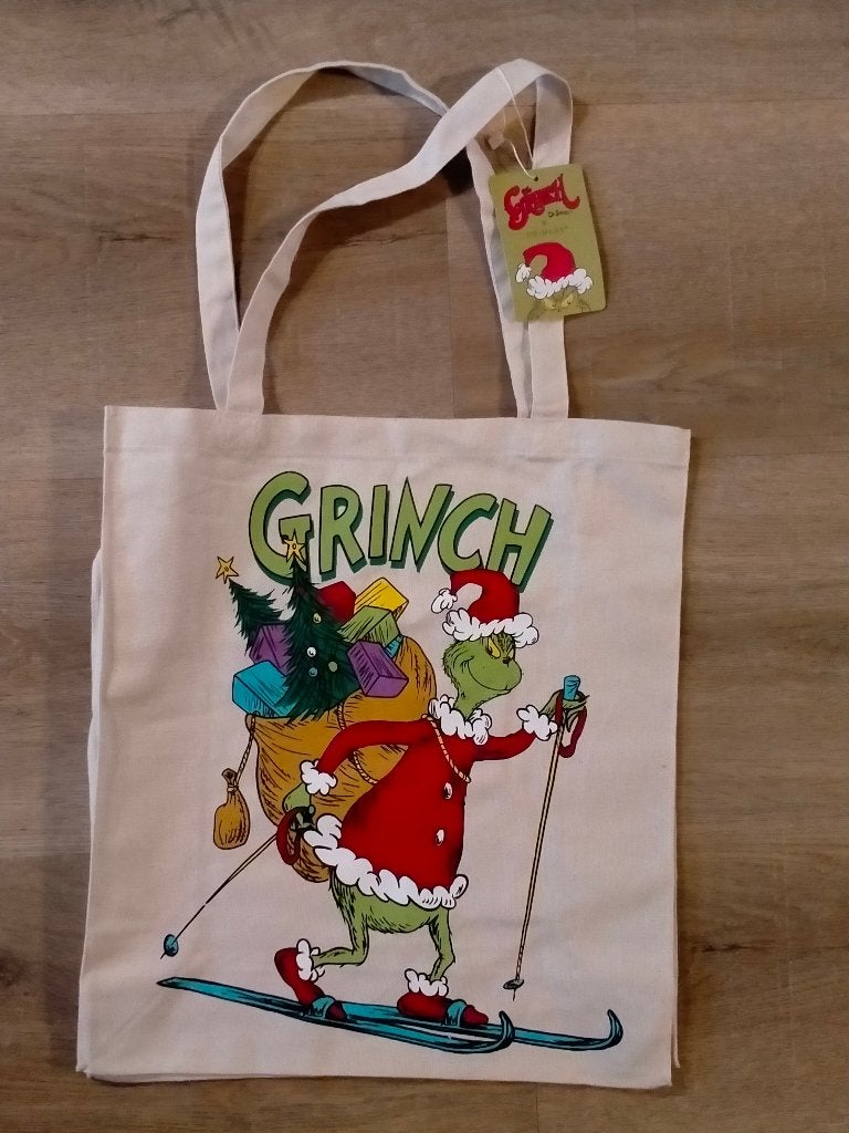 The Grinch dr. Seuss kerst kerstmis tasje tas 2024, Verzenden, Overige figuren, Zo goed als nieuw, Overige typen