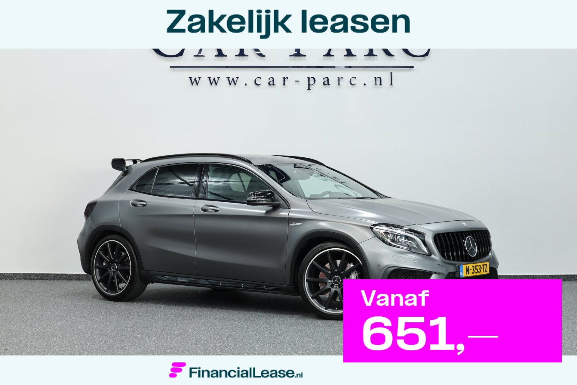 Mercedes-Benz GLA-klasse AMG 45 4MATIC Edition 1 MATT/LED/LE, Dealer onderhouden, Gebruikt, Euro 6, 4 cilinders