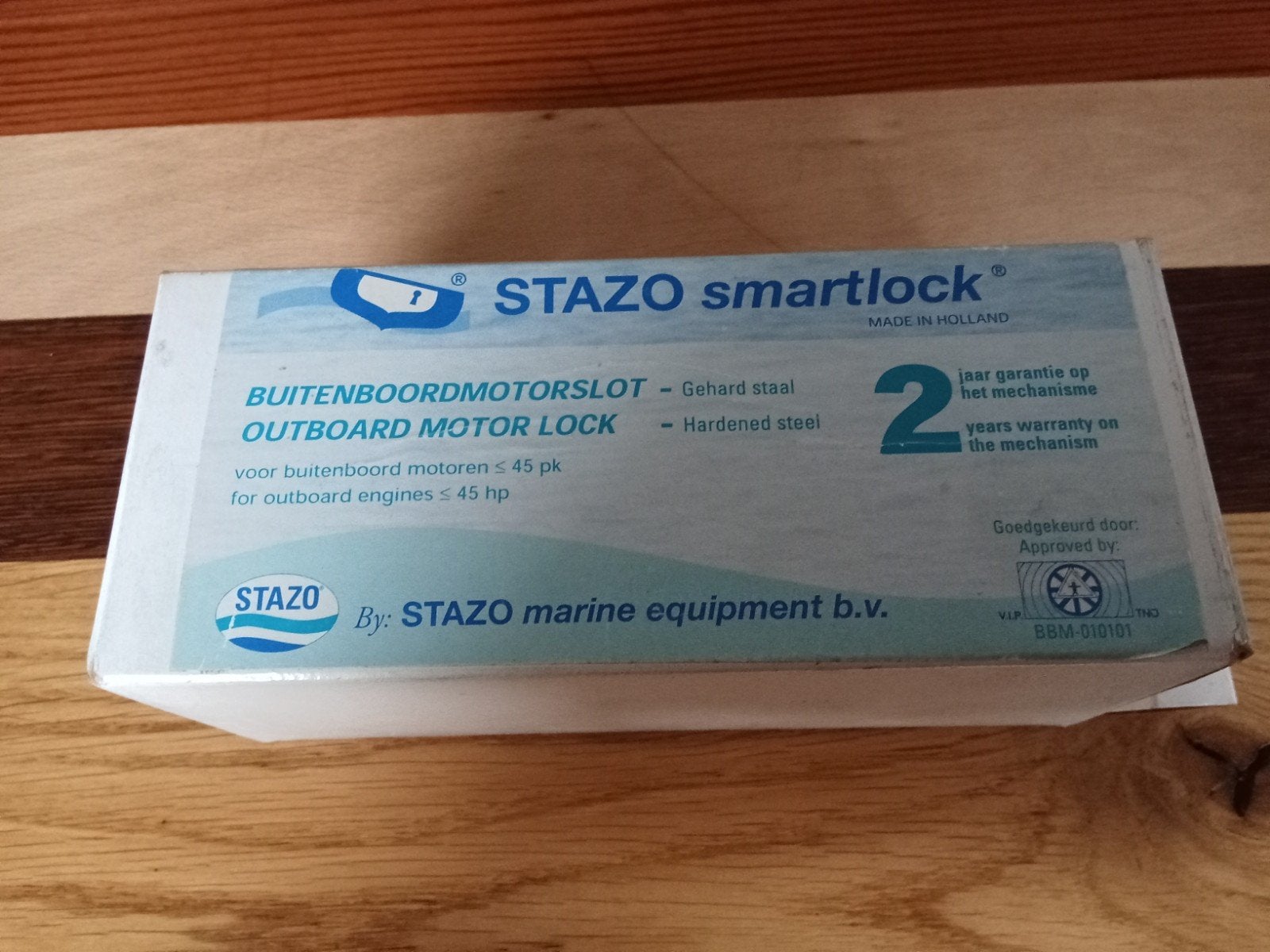 STAZO Smartlock buitenboordmotorslot nieuw in doos!, Watersport en Boten, Ophalen of Verzenden, Nieuw, Motor en Techniek, Motorboot