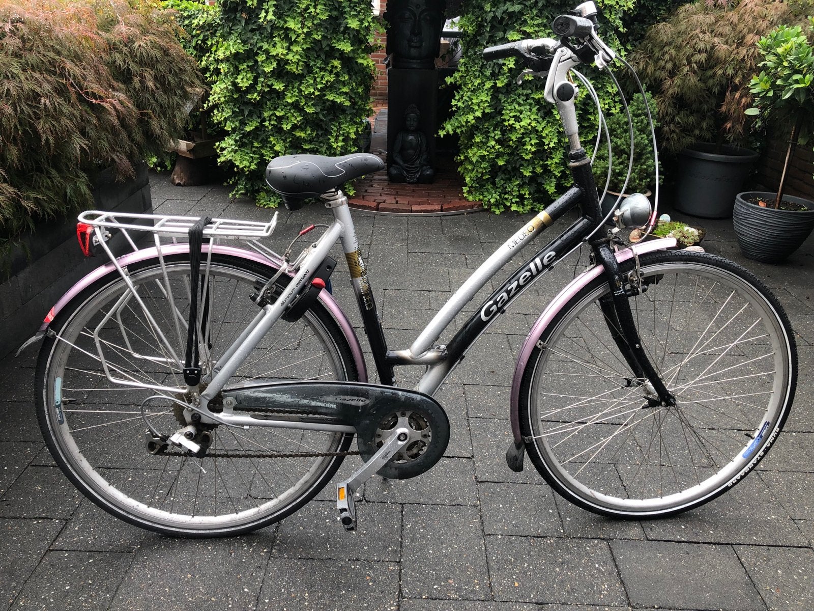 Gazelle Medeo damesfiets, frame 54 cm, Ophalen, Velgrem, Versnellingen, Gazelle