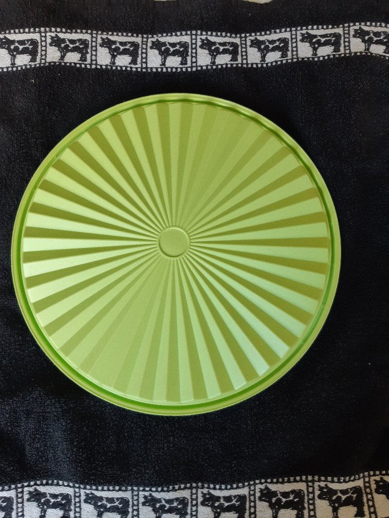 Tupperware deksel groen 26 cm, Geschikt voor vriezer, Overige typen, Ophalen of Verzenden, Zo goed als nieuw