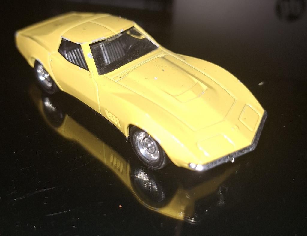 Solido  chevrolet corvette '68, Ophalen of Verzenden, Gebruikt, Auto, Solido