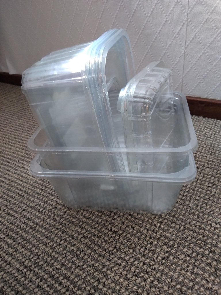 Recyclen van verpakkingsmateriaal - plastic bakjes van fruit, Hobby en Vrije tijd, Ophalen, Overige typen, Zo goed als nieuw, Herbruikbaar