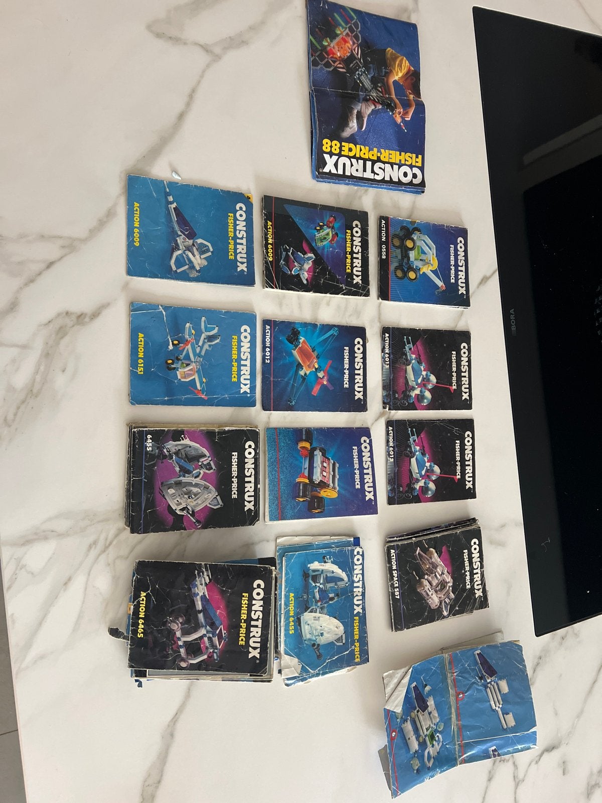 13 Construx Fisher-Price bouw beschrijvingen, Ophalen of Verzenden, Gebruikt, Overige merken