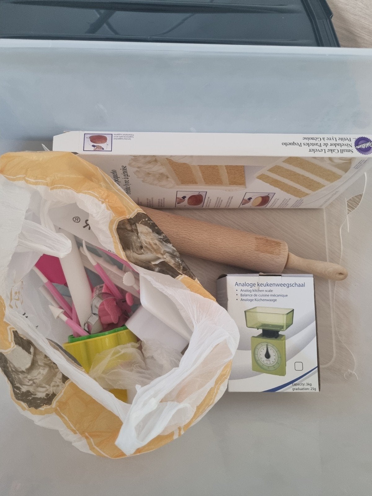 Bakspullen voor fondant cakes, Ophalen of Verzenden, Zo goed als nieuw, Taarten of Cupcakes, Overige typen