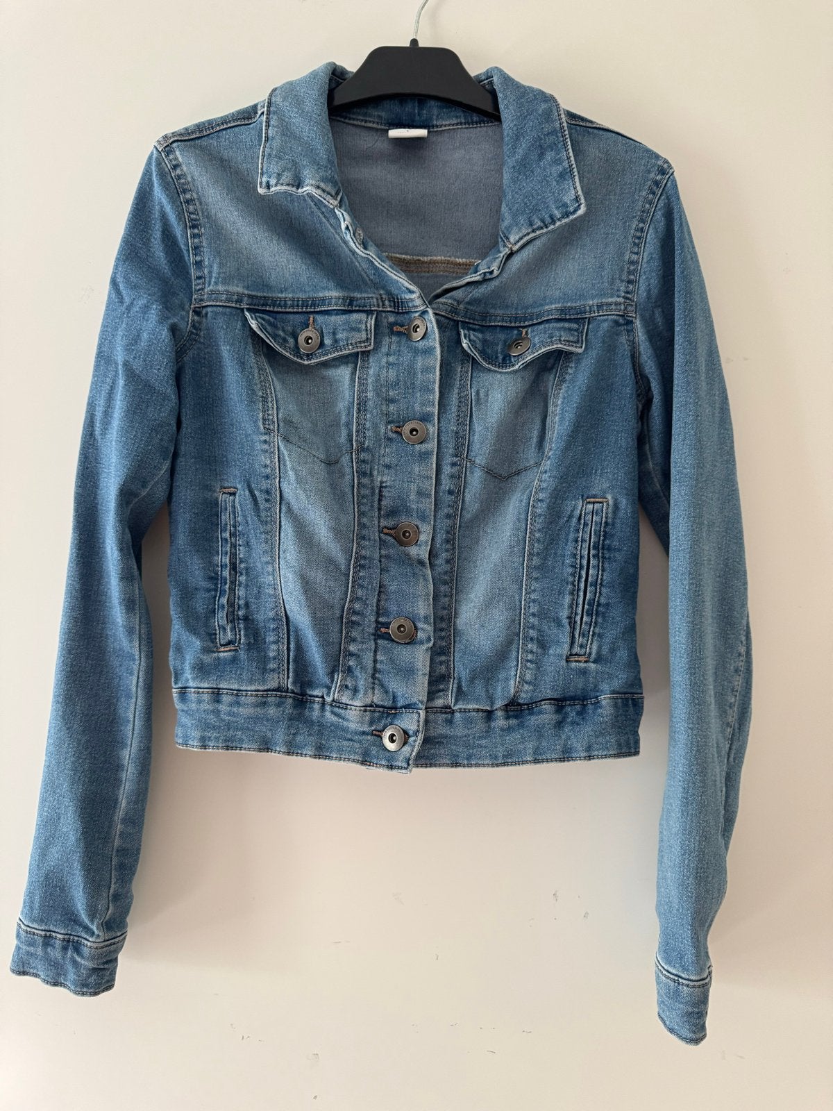 Vero Moda spijkerjasje maat S, Ophalen, Gedragen, Maat 36 (S), Blauw