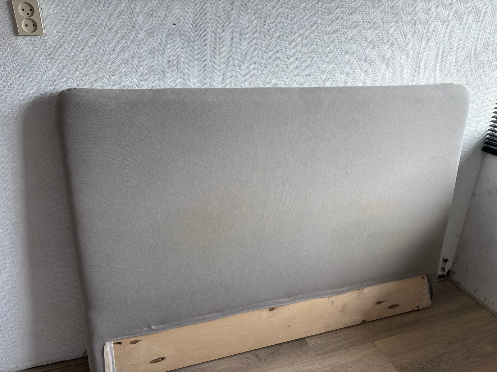 IKEA Arnavik hoofdbord 160x115 cm, Ophalen, Beige, Tweepersoons, 190 cm of minder
