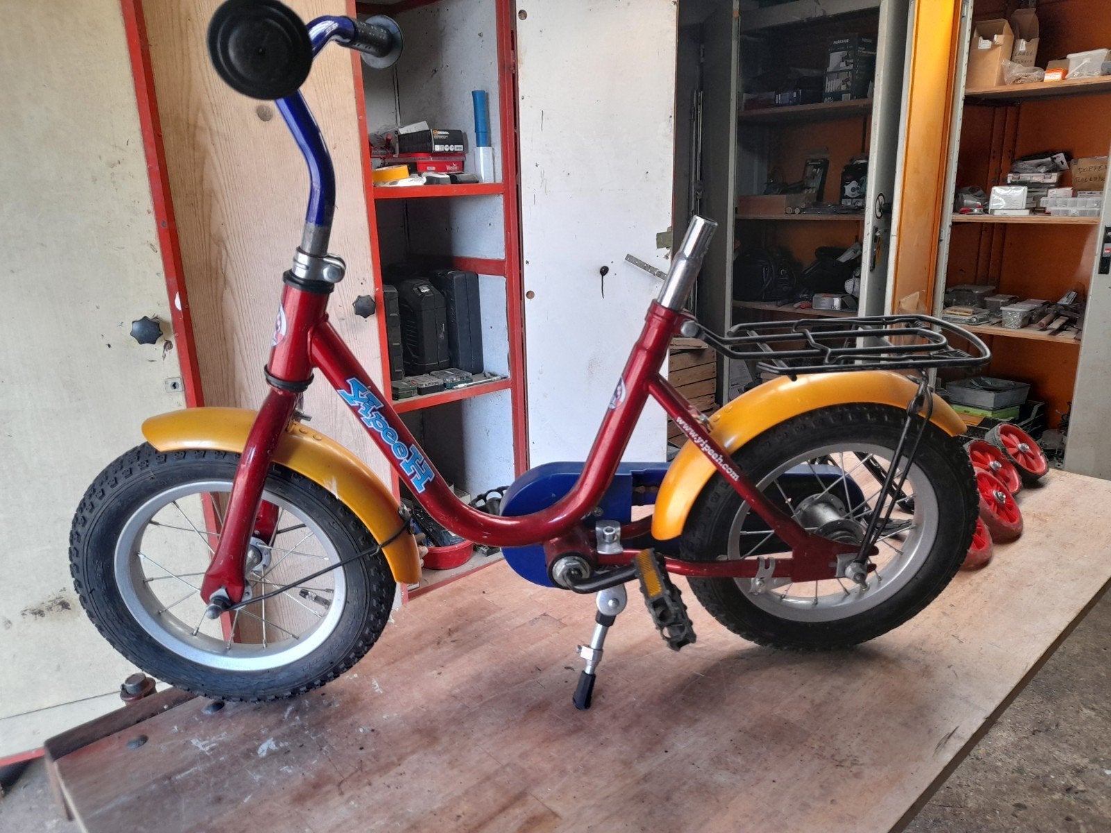 Kinderfiets 12inch, Ophalen, Terugtraprem, Gebruikt, Minder dan 16 inch