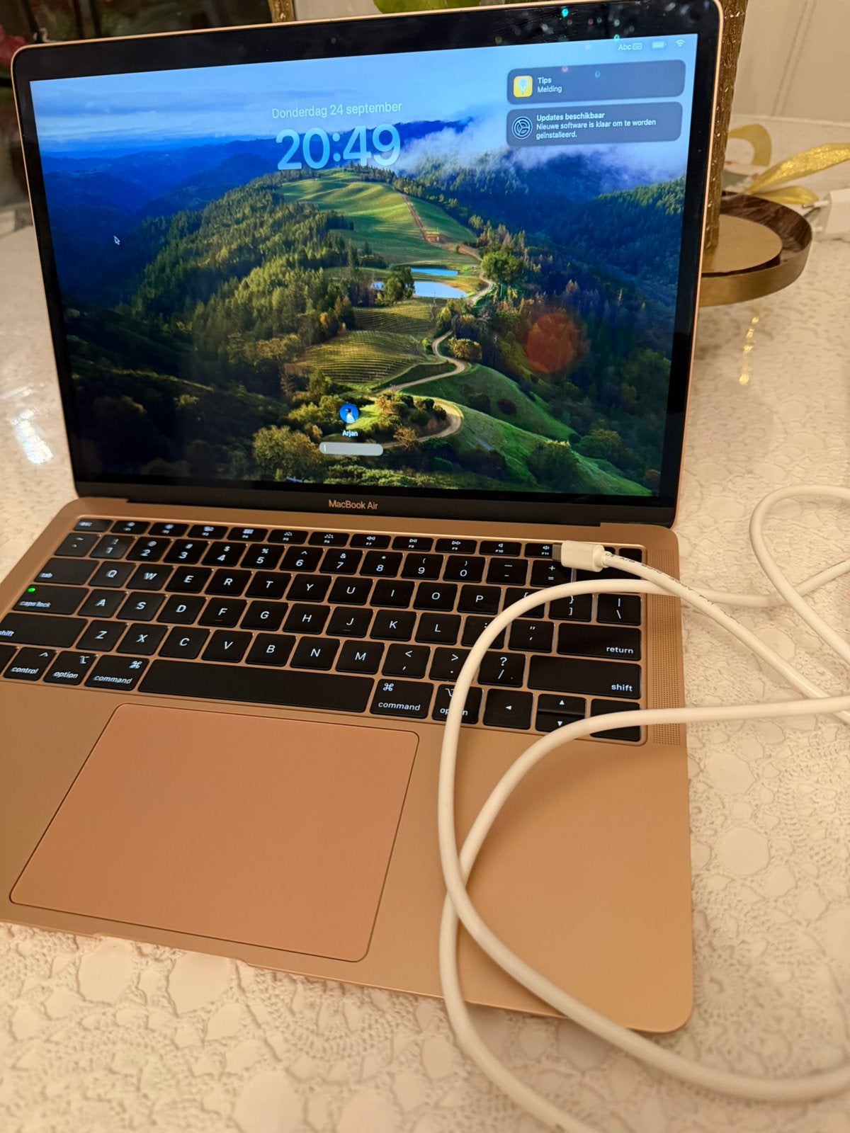 MacBook Air 13” Retina A1932, Computers en Software, Ophalen, 13 inch, Minder dan 2 Ghz, Zo goed als nieuw