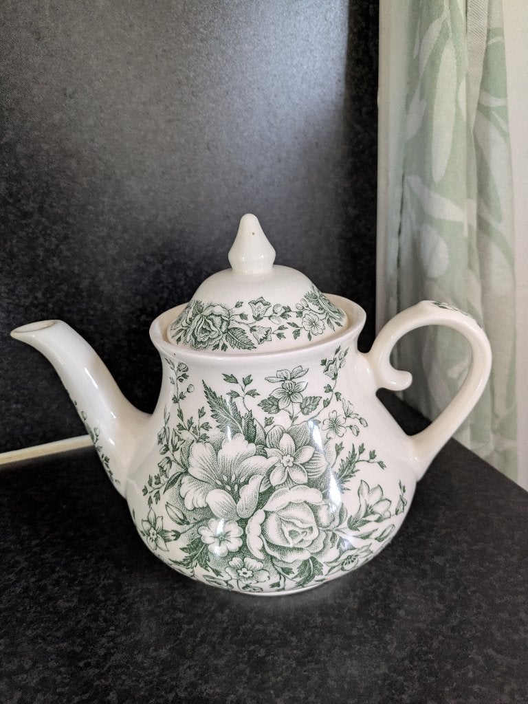 Kew Gardens Engelse theepot, Ophalen, Zo goed als nieuw, Porselein, Overige typen