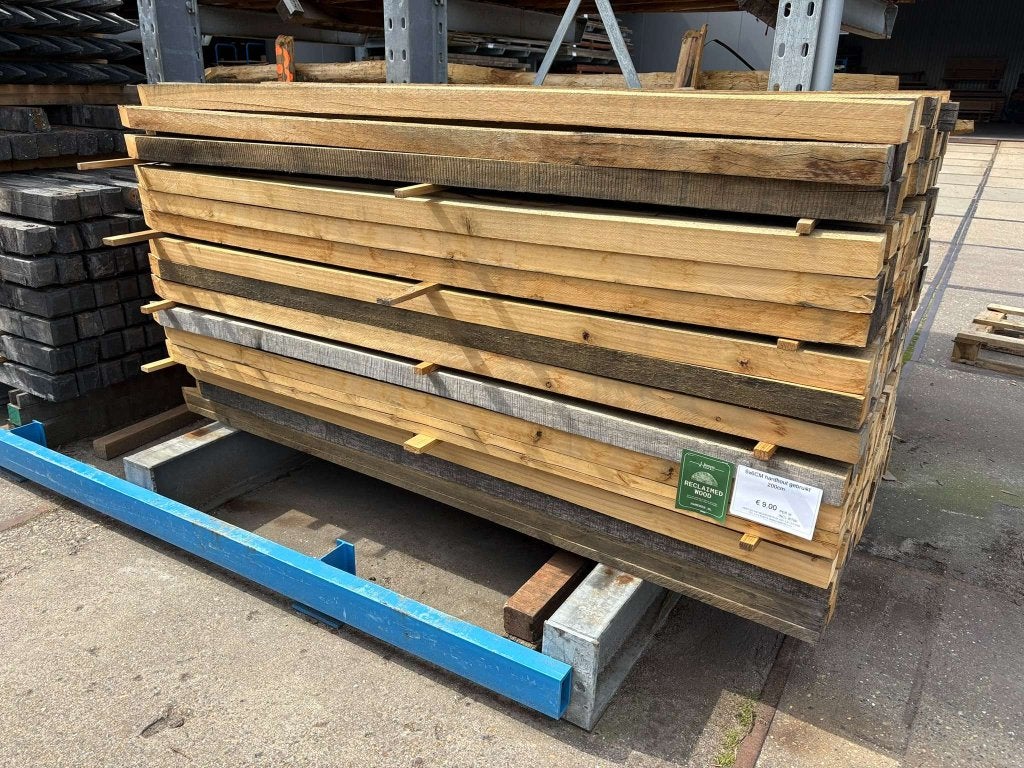 6x6 CM duurzaam hergebruik FSC Eucalyptus hout paal palen, Doe-het-zelf en Verbouw, Gebruikt, Ophalen of Verzenden, 200 tot 250 cm