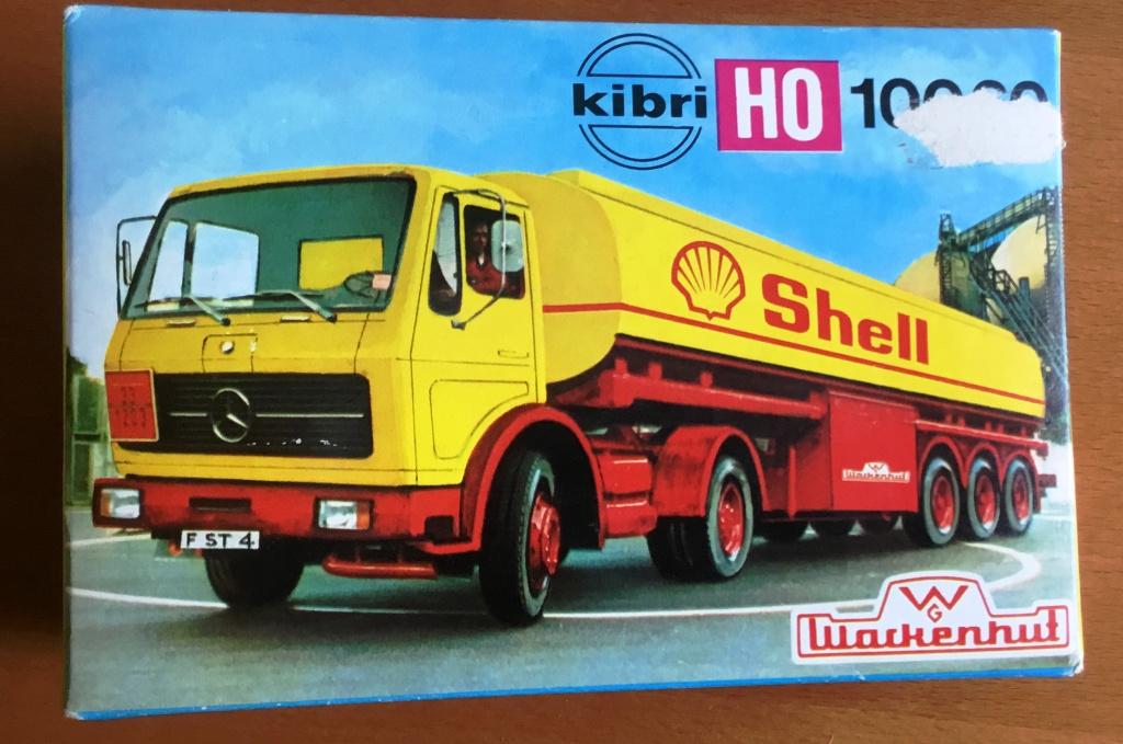 KIBRI H0 B-10060 Bouwpakket TANKOPLEGGER SHELL N in OVP, Hobby en Vrije tijd, Modeltreinen | H0, Overige merken, Gelijkstroom of Wisselstroom