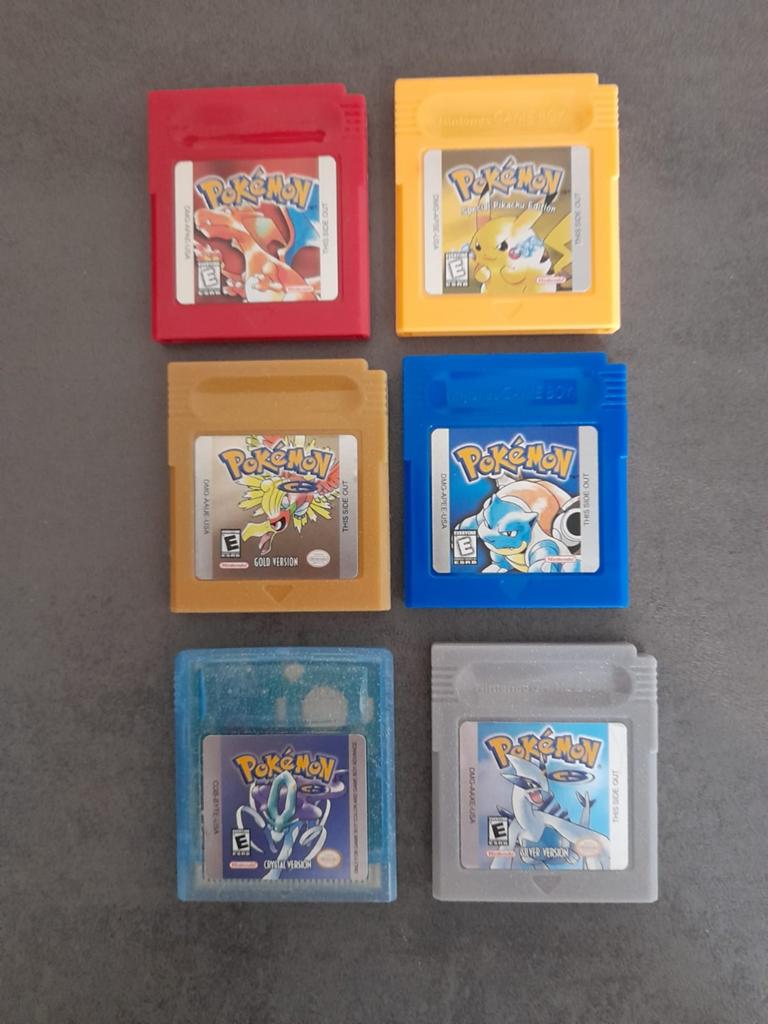 Setje Pokemon spelletjes, Spelcomputers en Games, Games | Nintendo Game Boy, 1 speler, Ophalen of Verzenden, Zo goed als nieuw