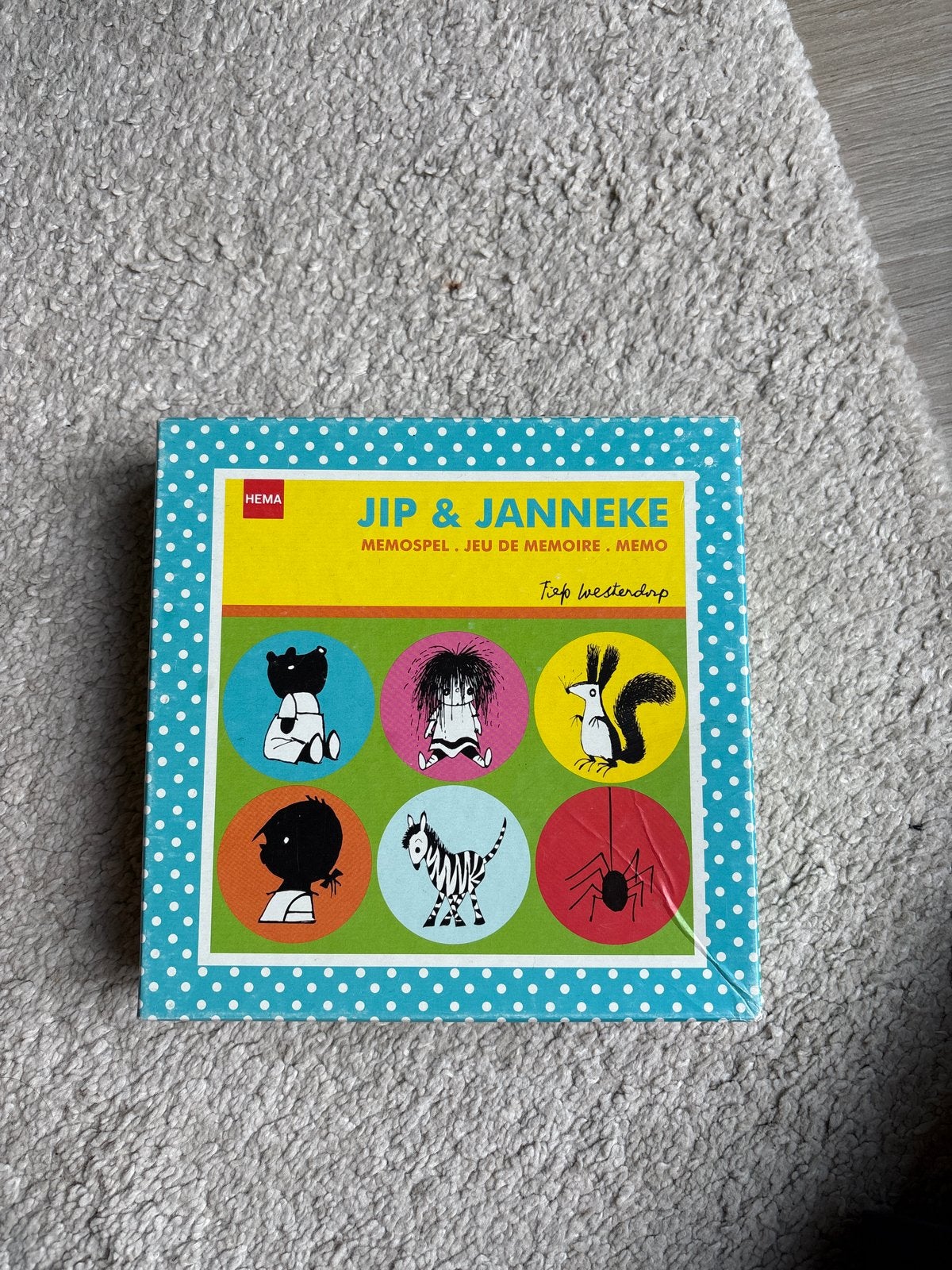 Jip & Janneke Memospel HEMA - TiP Westerdorp, Ophalen of Verzenden, Zo goed als nieuw, Puzzelen
