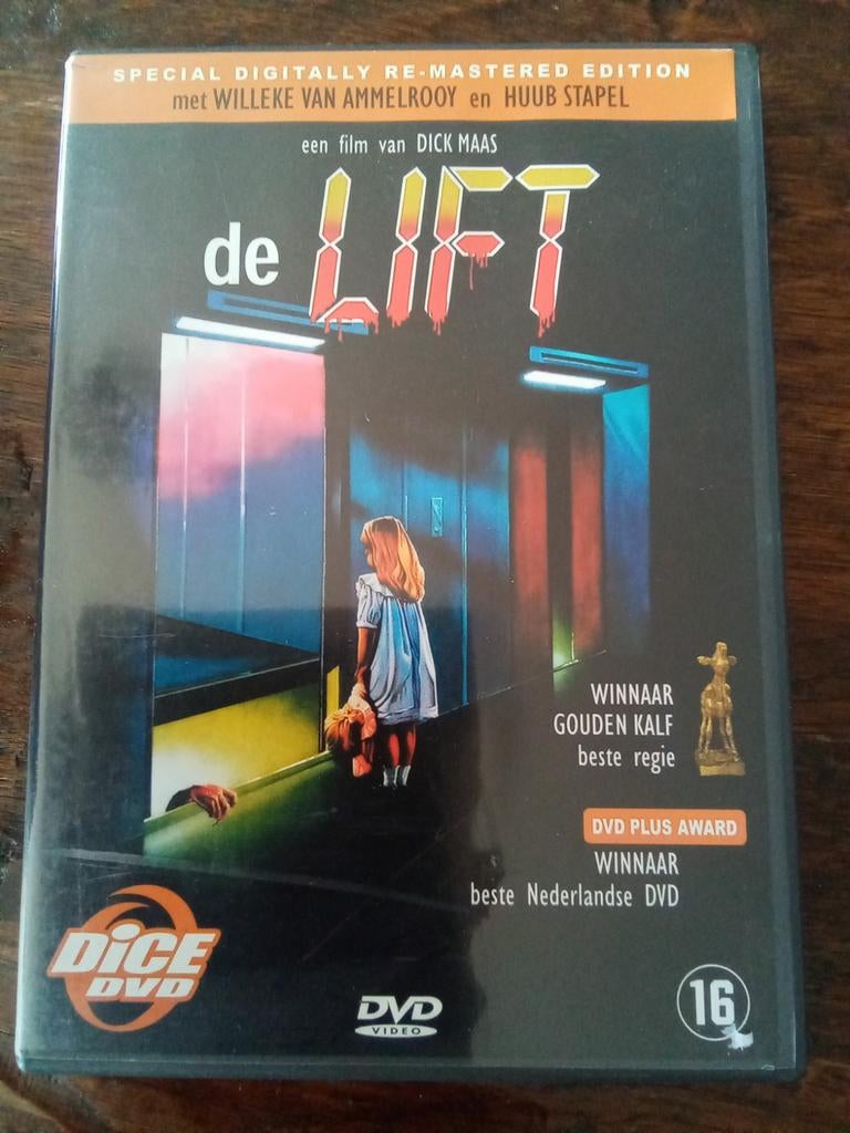 De Lift uit 1983 met Willeke van Ammelrooy en Huub Stapel., Horror, Vanaf 16 jaar, 1980 tot heden, Ophalen of Verzenden