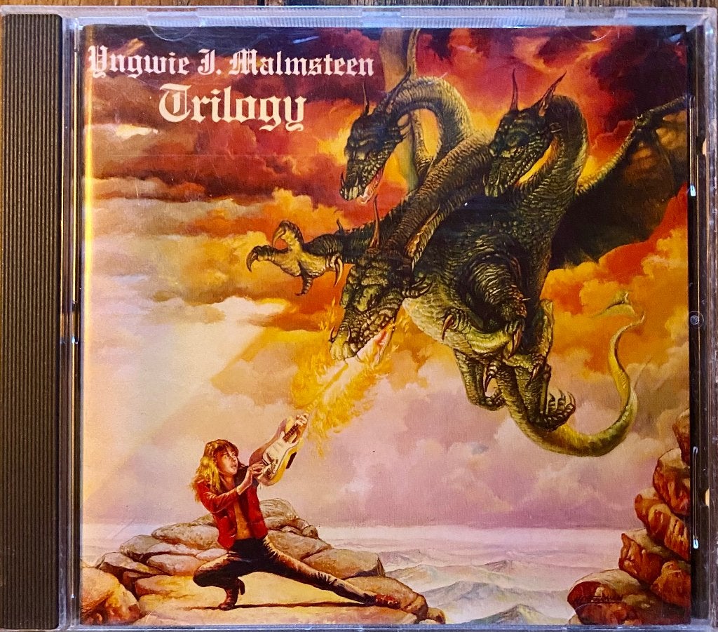 Yngwie J. Malmsteen – Trilogy (1986 Germany) NM/NM, Ophalen of Verzenden, Zo goed als nieuw