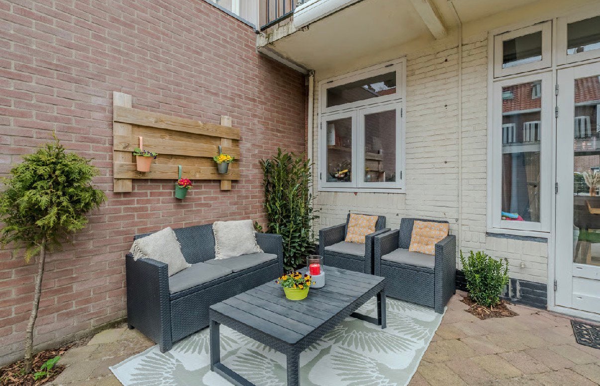 Tuinset, Tuin en Terras, Tuinsets en Loungesets, Gebruikt, Tuinset, Kunststof, Ophalen