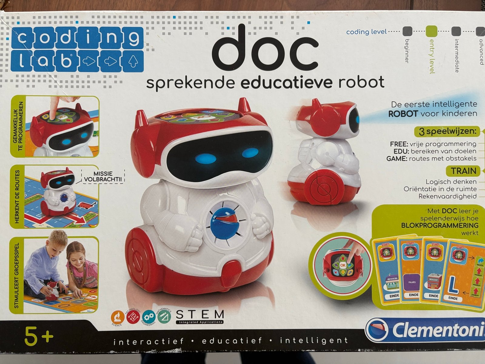 Clementoni Doc Coding Lab: Spraakzame Educatieve Robot, Ophalen of Verzenden, Nieuw, Knutselen, Met geluid