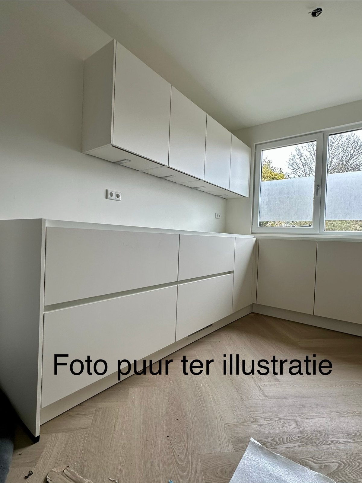 Complete pantry set - nieuwe keukenkasten - Magnolia wit mat, Ophalen, Wit, Nieuw, 50 tot 100 cm