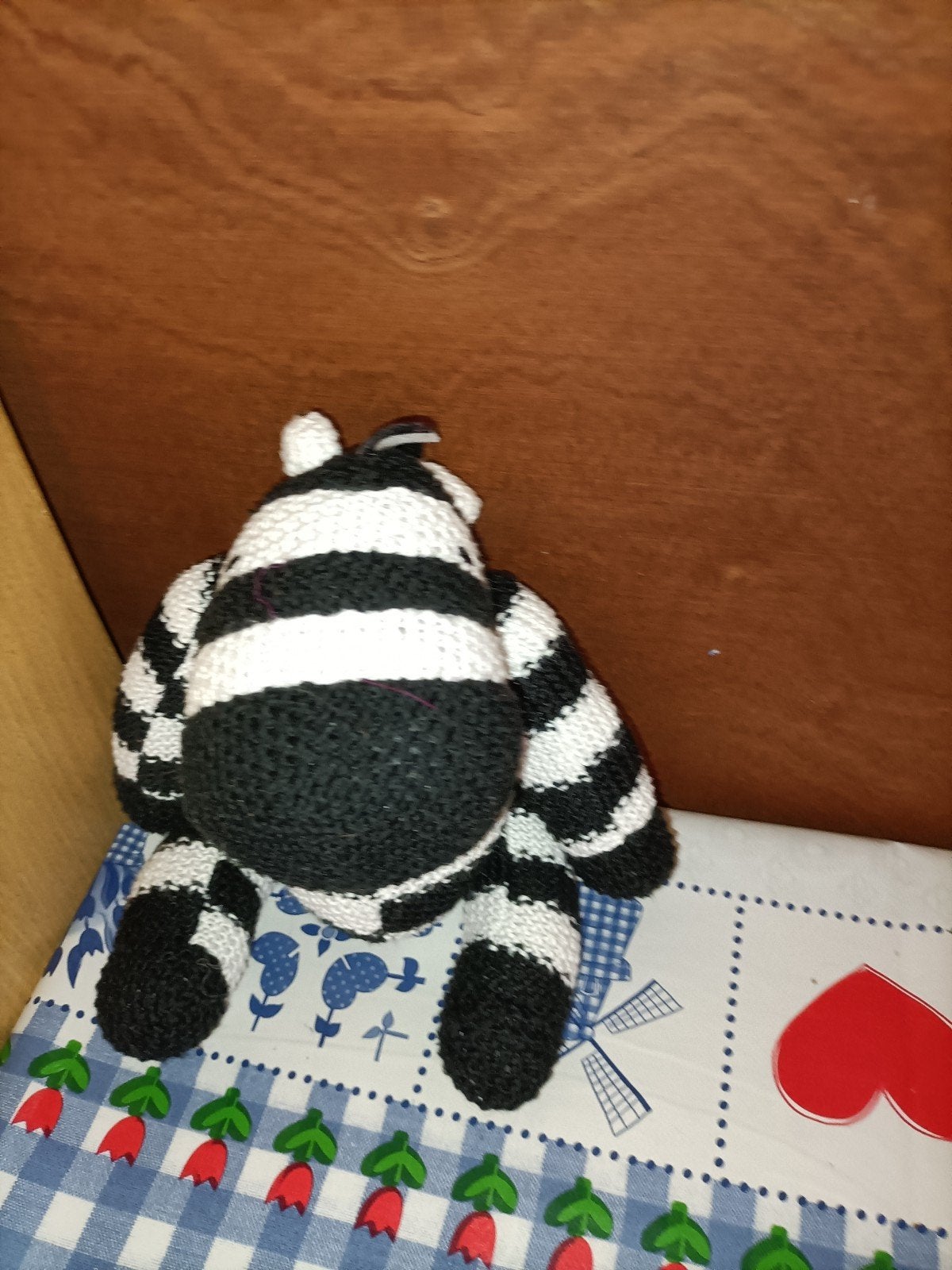 Zebra knuffel HEMA 24 cm groot, Ophalen of Verzenden, Zo goed als nieuw, Overige typen
